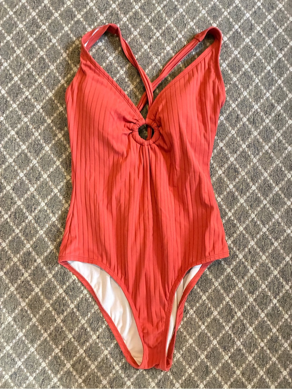 Kona Sol One-Piece Swimsuit with Ring Detail